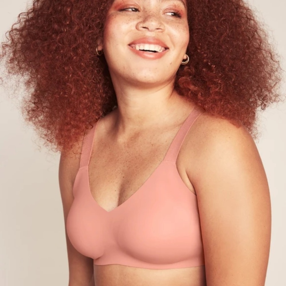 KNIX size 6 wire free thick strap bra with padding